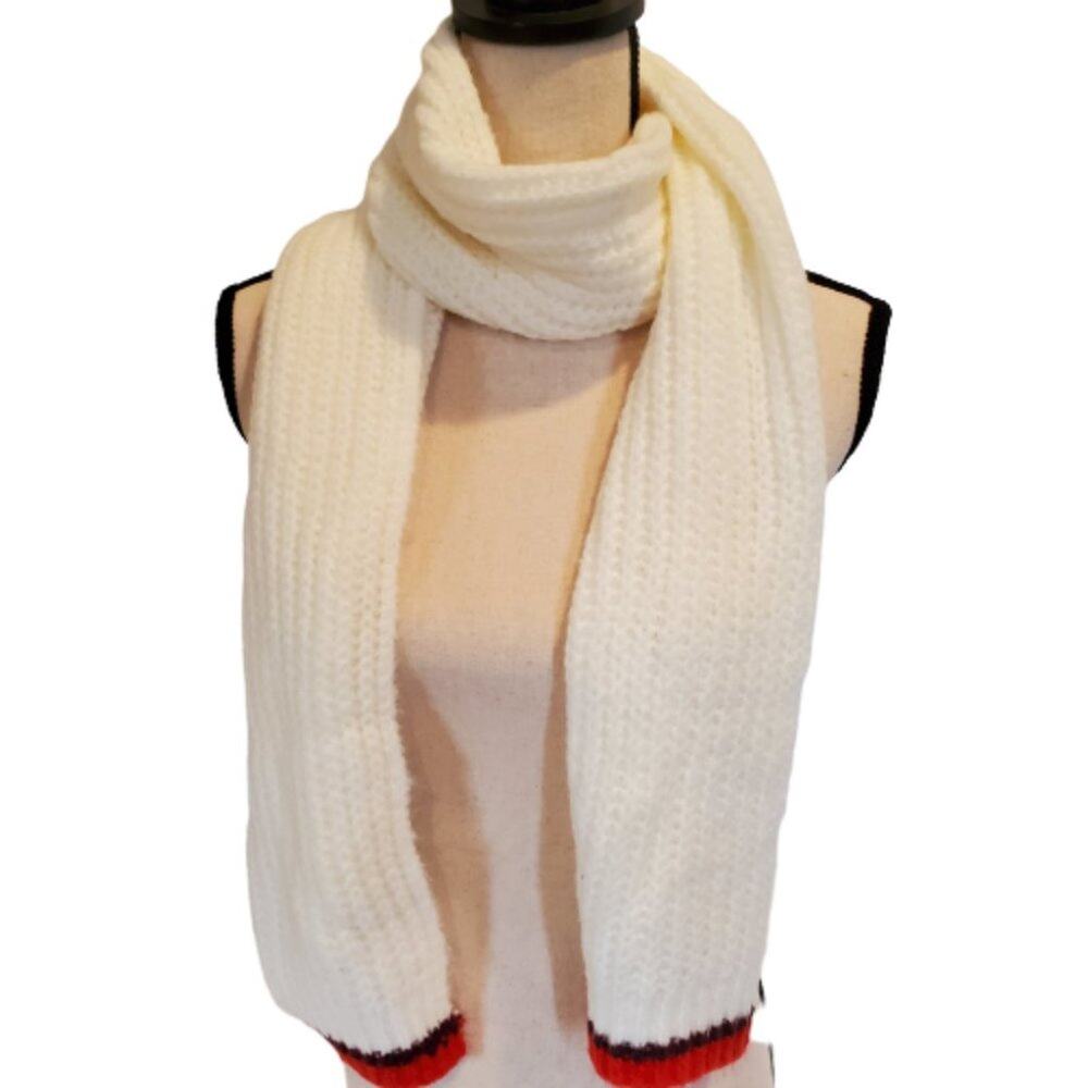 Old Navy Soft-Brushed Shaker-Stitch Scarf Creme De La Creme NWT